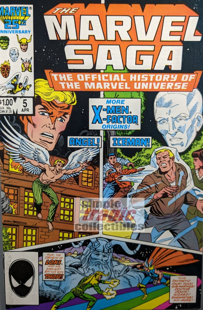 Marvel Saga #5 Comic Book Cover Art by Paul Ryan