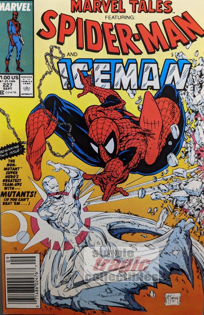 Marvel Tales #227 Comic Book Cover Art by Todd McFarlane