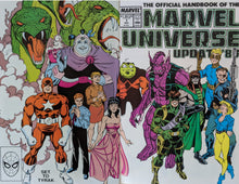 Load image into Gallery viewer, The Official Handbook Of The Marvel Universe Update '89 #7 Wraparound Comic Book Cover Art by Ron Frenz
