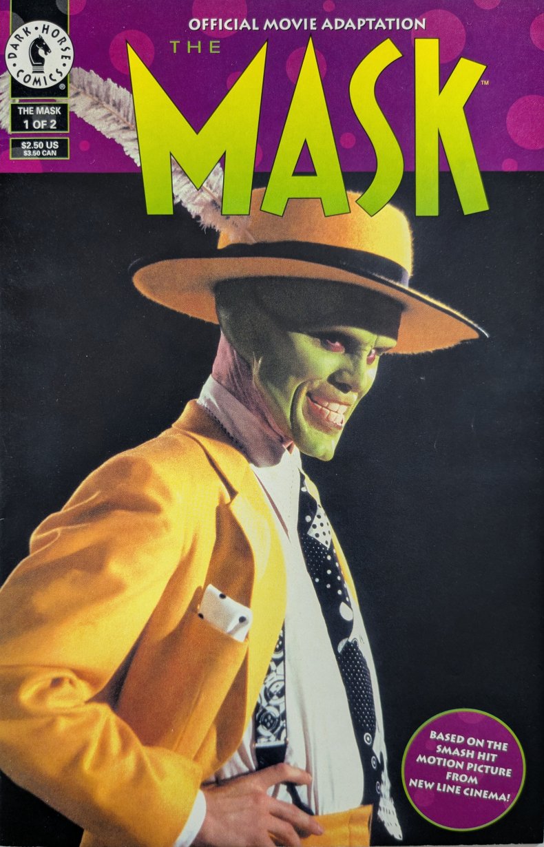The Mask: Official Movie Adaptation #1 Comic Book Cover Art