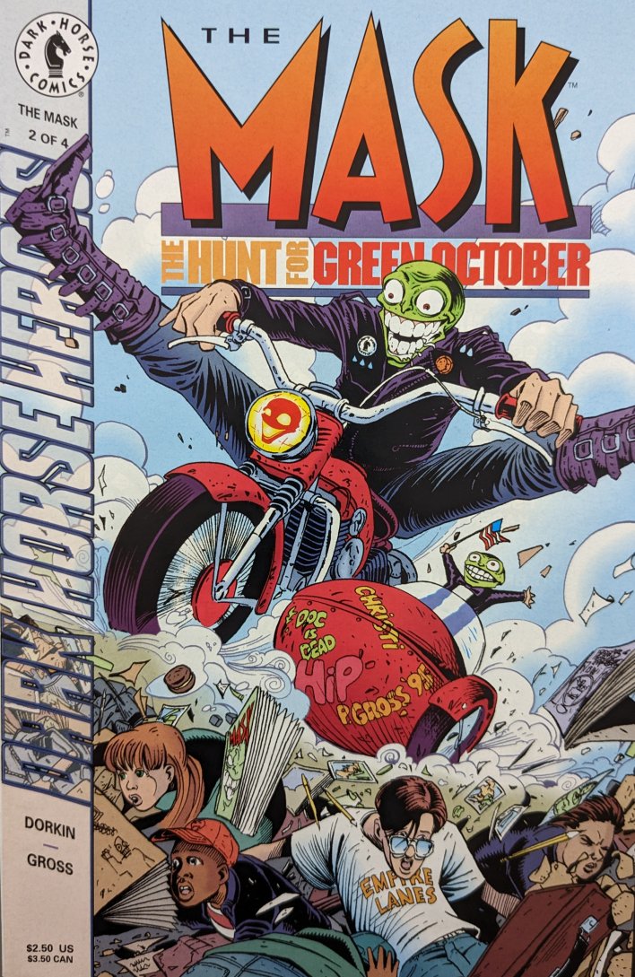 The Mask: The Hunt For Green October #2 Comic Book Cover Art by Peter Gross