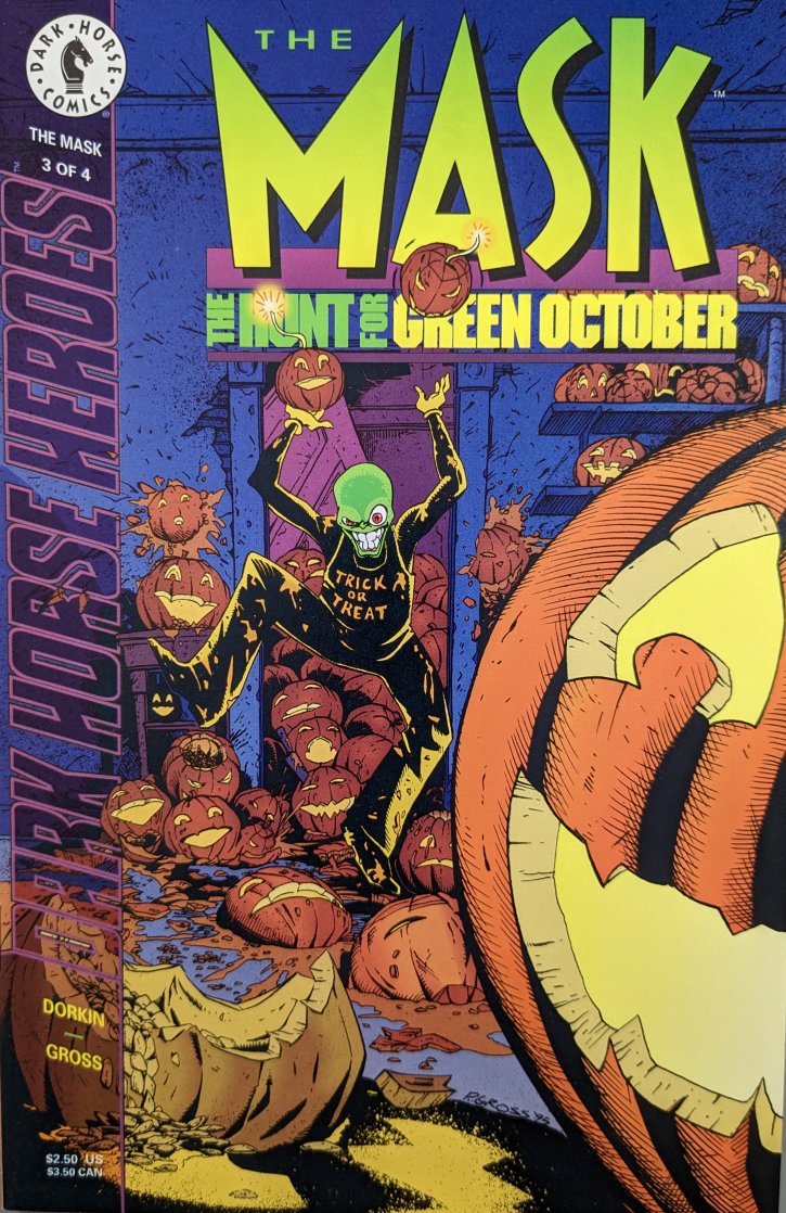 The Mask: The Hunt For Green October #3 Comic Book Cover Art by Peter Gross