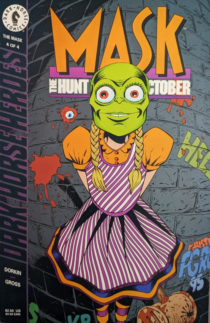 The Mask: The Hunt For Green October #4 Comic Book Cover Art by Peter Gross