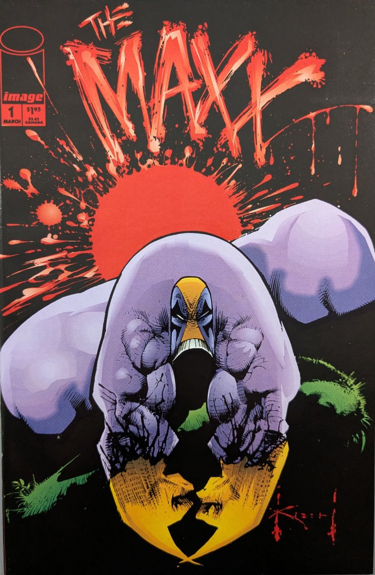 The Maxx #1 Comic Book Cover Art by Sam Kieth