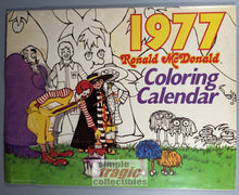 Load image into Gallery viewer, 1977 McDonald's Calendar Cover Art
