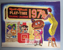 Load image into Gallery viewer, 1978 McDonald's Calendar Back Cover Art
