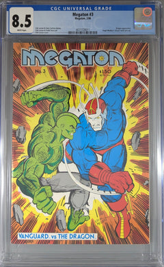 Megaton (1983) #3 CGC 8.5 Comic Book Cover Art by Erik Larsen