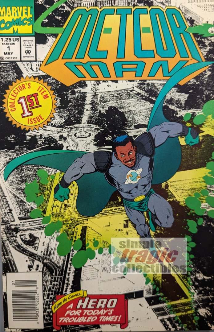 Meteor Man #1 Comic Book Cover Art