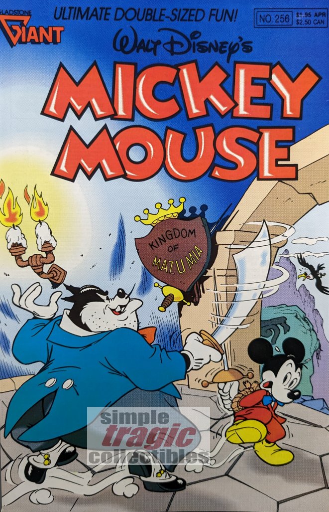 Walt Disney's Mickey Mouse #256 Comic Book Cover Art by Romano Scarpa