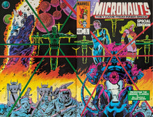 Load image into Gallery viewer, Micronauts Special Edition #5 Wraparound Comic Book Cover Art by Jackson Guice
