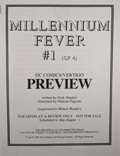 Load image into Gallery viewer, Millennium Fever #1 Preview Copy Cover Art
