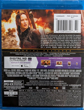 Load image into Gallery viewer, The Hunger Games: Mockingjay Part One Blu-Ray Back Cover Art
