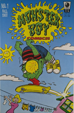 Monster Boy Comics #1 Comic Book Cover Art by Bob Supina