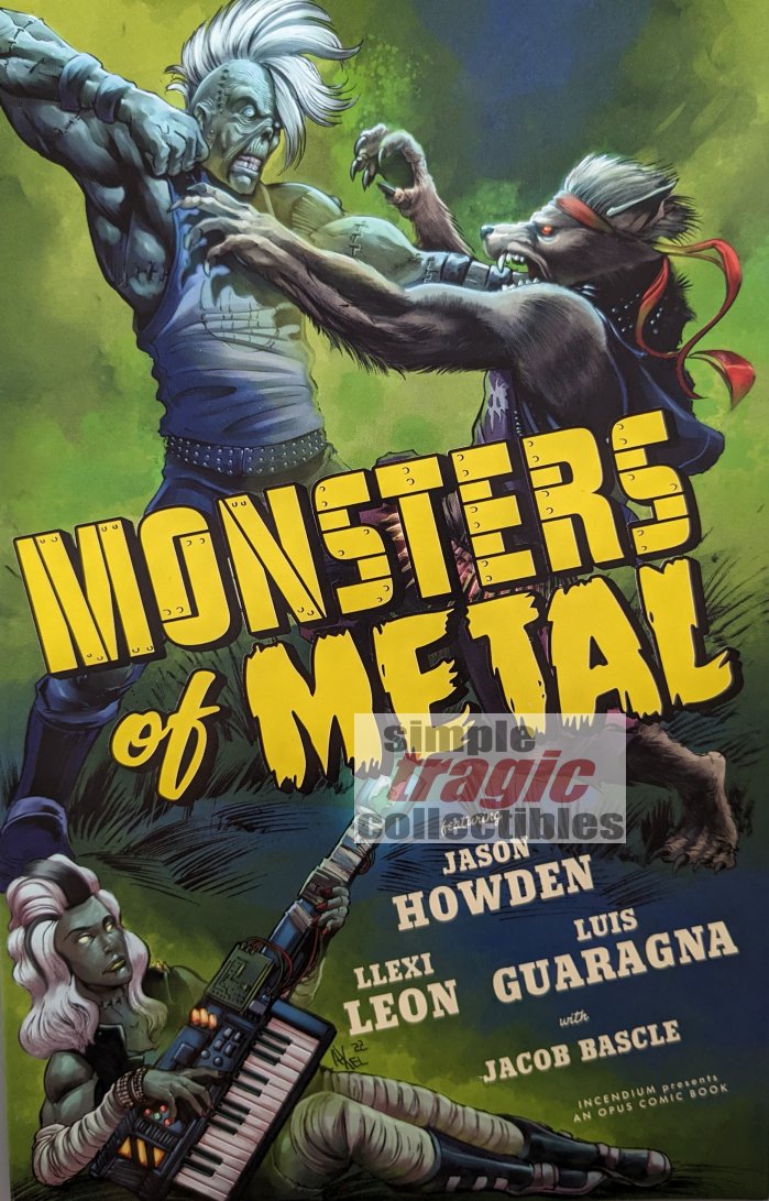 Monsters Of Metal #1 Comic Book Cover Art by Alex Medellin