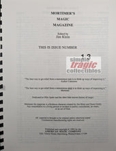Load image into Gallery viewer, Mortimer&#39;s Magic Magazine #13 Title Page

