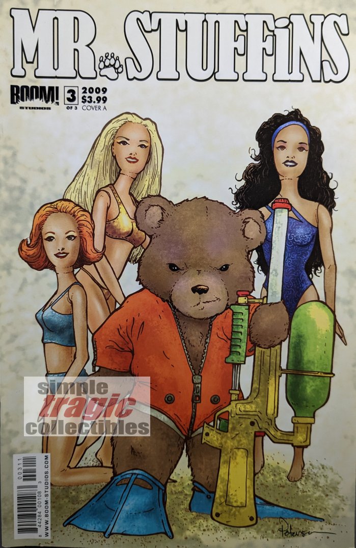 Mr. Stuffins #3 Comic Book Cover Art by David Petersen