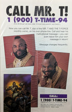 Load image into Gallery viewer, Mr. T And The T-Force #9 Comic Book Back Cover Art
