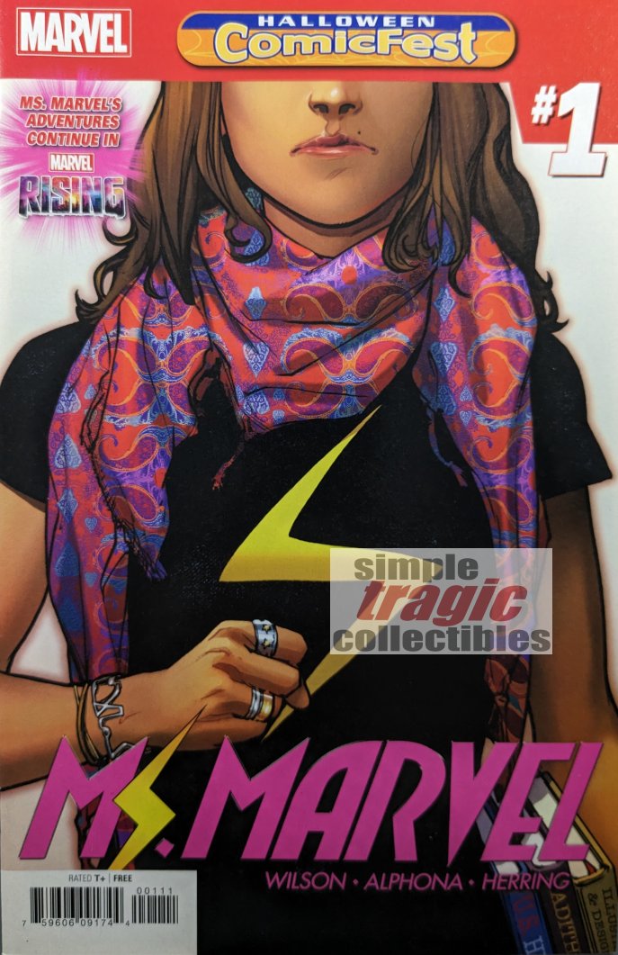 Ms. Marvel #1 Halloween ComicFest Edition Comic Book Cover Art
