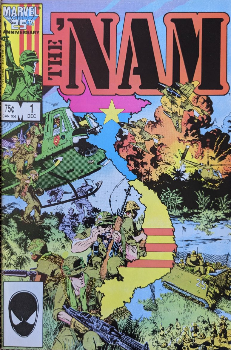 The 'Nam #1 Comic Book Cover Art by Michael Golden