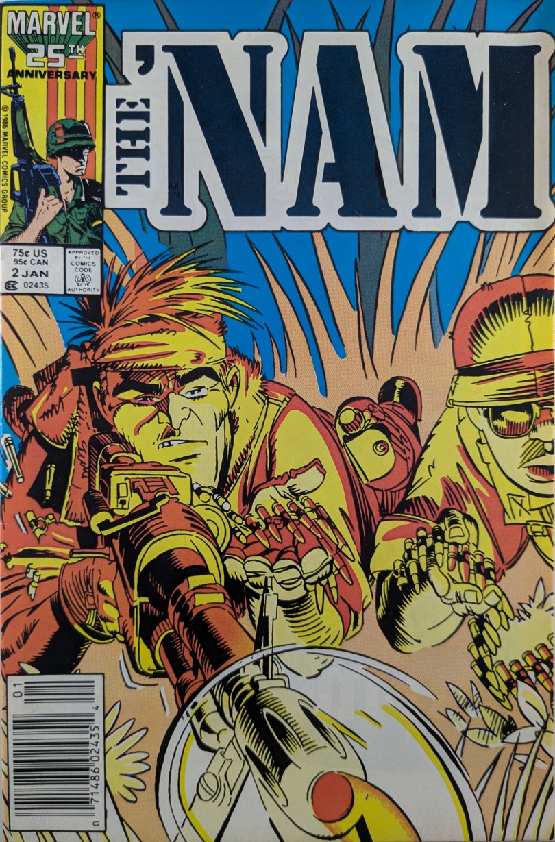 The 'Nam #2 Comic Book Cover Art by Michael Golden