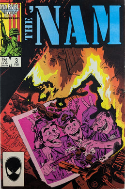 The 'Nam #3 Comic Book Cover Art by Michael Golden