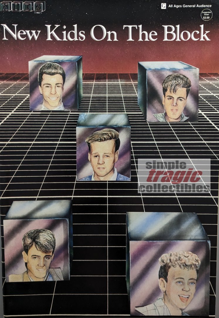 New Kids On The Block #1 Comic Book Cover Art