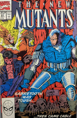 New Mutants #91 Comic Book Cover Art by Rob Liefeld