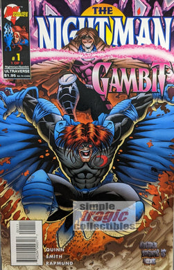 Night Man / Gambit #1 Comic Book Cover Art