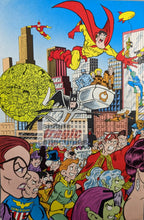 Load image into Gallery viewer, Normalman 3-D #1 Comic Book Back Cover Art by Jim Valentino
