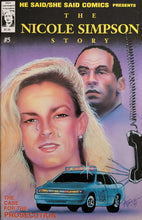 Load image into Gallery viewer, He Said / She Said Comics Presents: The Nicole Simpson Story #5 Comic Book Back Cover Art by Mike Apice
