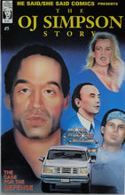 Load image into Gallery viewer, He Said / She Said Comics Presents: The OJ Simpson Story #5 Comic Book Cover Art by Mike Apice
