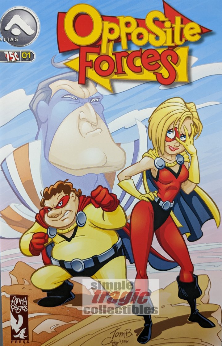 Opposite Forces #1 Comic Book Cover Art by Tom Bancroft