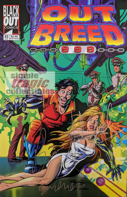 Outbreed 999 #3 Comic Book Cover Art by Bob Berry