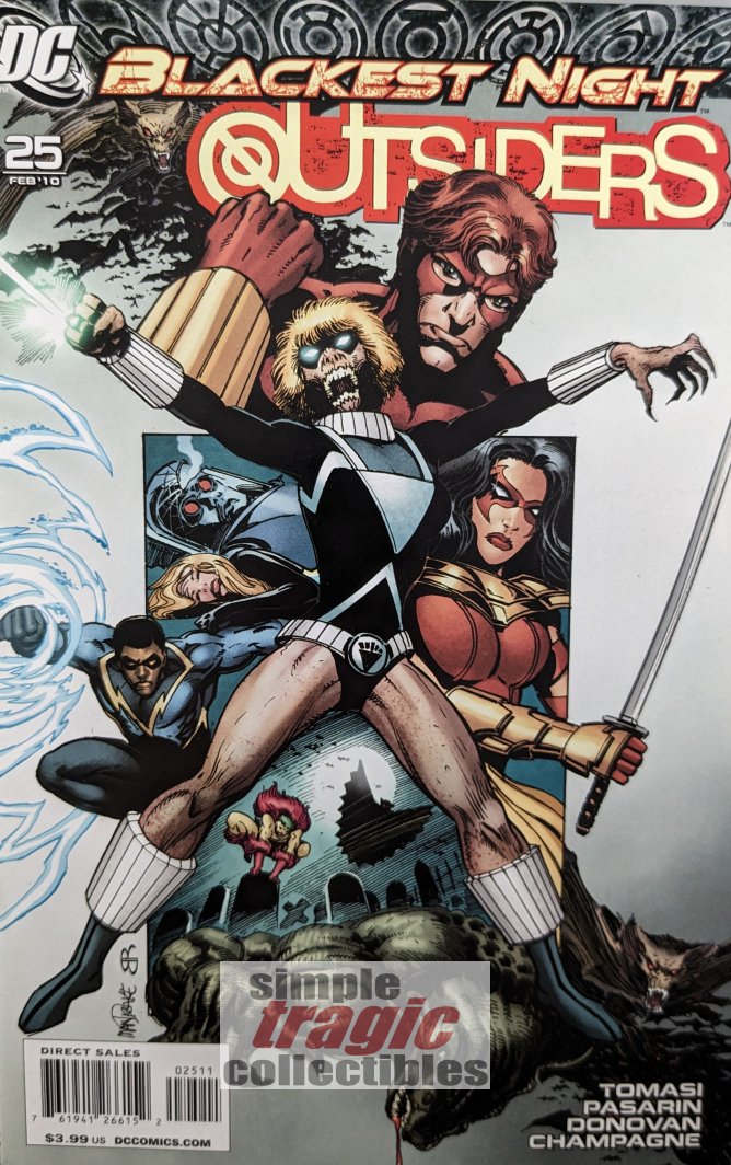 Outsiders #25 Comic Book Cover Art