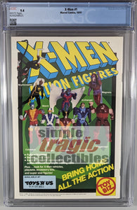 X-Men #1 Comic Book Back Cover Art