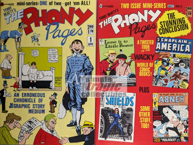 Terry Beatty's Phony Pages #1-2 Comic Book Cover Art by Terry Beatty