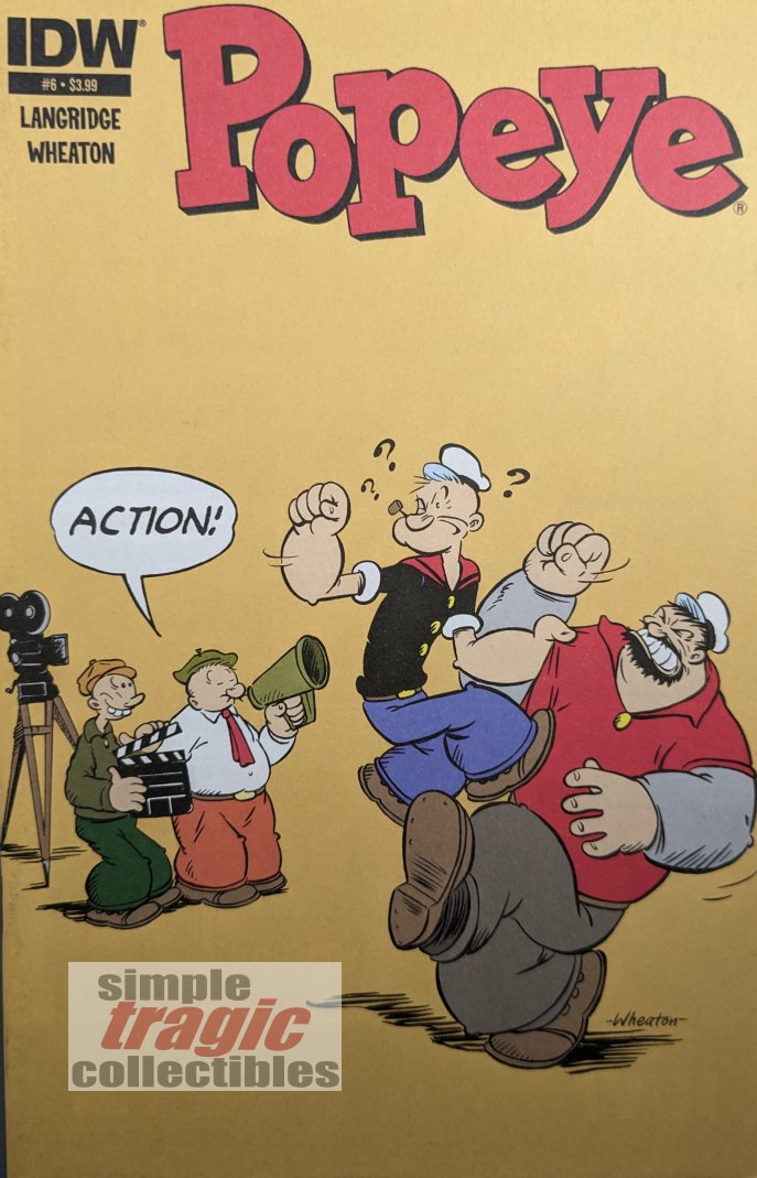 Popeye #6 Comic Book Cover Art by Ken Wheaton