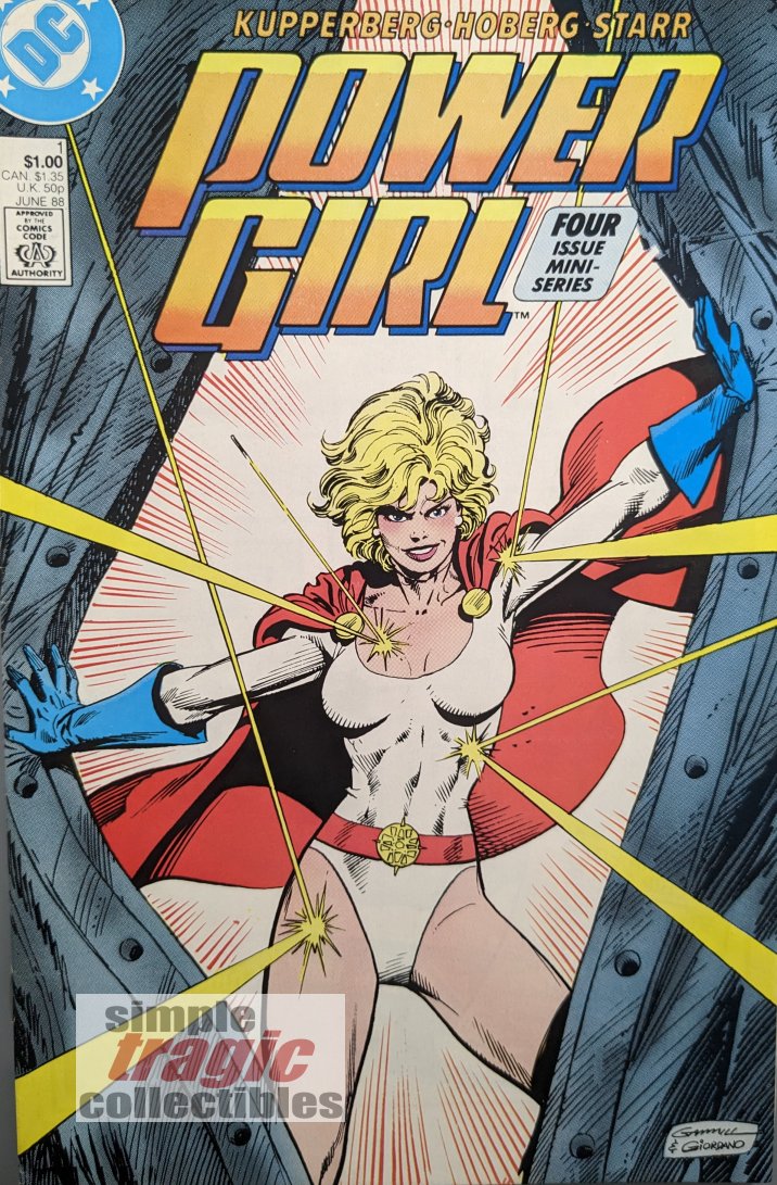 Power Girl #1 Comic Book Cover Art by Kerry Gammill