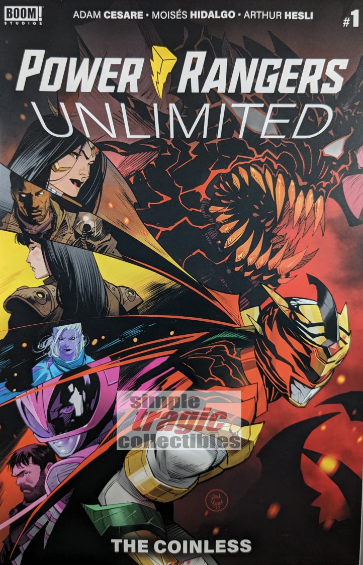 Power Rangers Unlimited: The Coinless #1 Comic Book Cover Art by Dan Mora