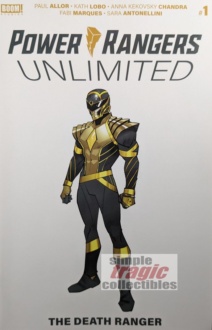 Power Rangers Unlimited: The Death Ranger #1 2nd Print Comic Book Cover Art by Dan Mora