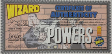 Load image into Gallery viewer, Powers #1/2 Wizard Comic Book COA
