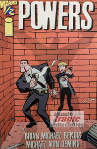 Powers #1/2 Wizard Comic Book Cover Art by Mike Avon Oeming