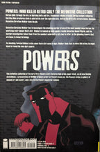 Load image into Gallery viewer, Powers TPB (2006) Volume 1: Who Killed Retro Girl? Back Cover Art by Michael Avon Oeming

