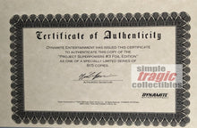 Load image into Gallery viewer, Project Superpowers #3 Foil Variant Comic Book COA
