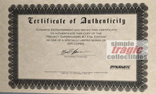 Load image into Gallery viewer, Project Superpowers #7 Foil Variant Comic Book COA
