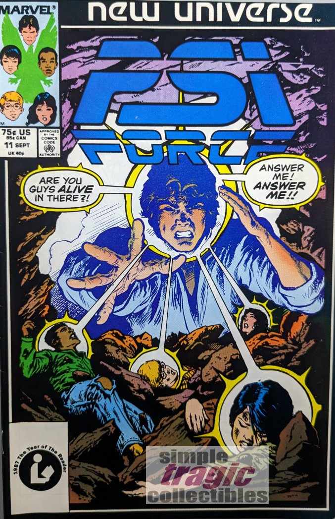 Psi-Force #11 Comic Book Cover Art