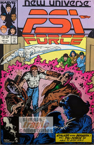 Psi-Force #14 Comic Book Cover Art by Mark Texeira