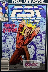 Psi-Force #9 Comic Book Cover Art by Mark Texeira