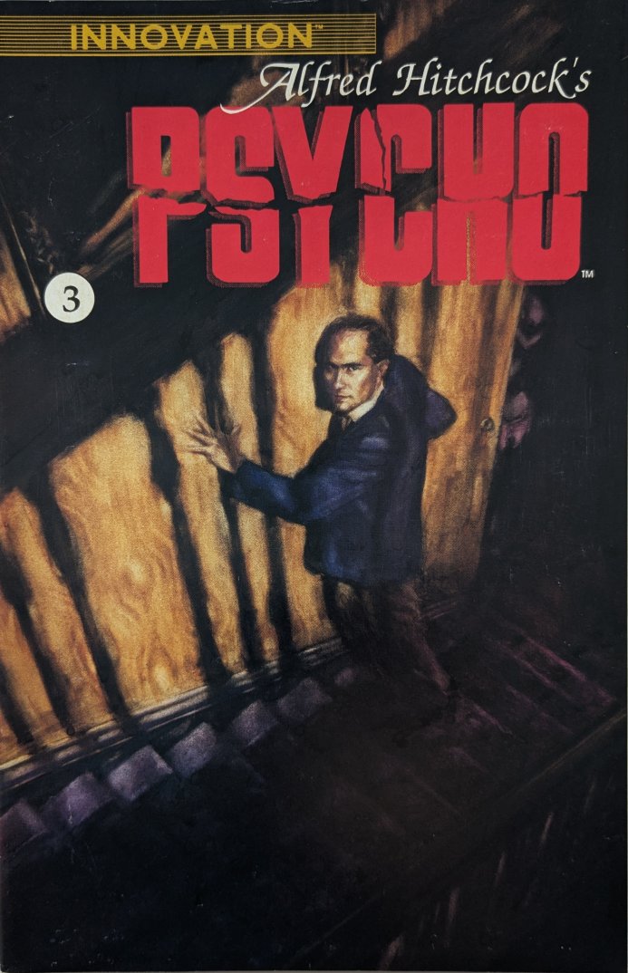 Alfred Hitchcock's Psycho #3 Comic Book Cover Art by Felipe Echevarria