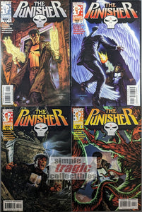 Punisher #1-4 Comic Book Cover Art by Bernie Wrightson and Joe Jusko